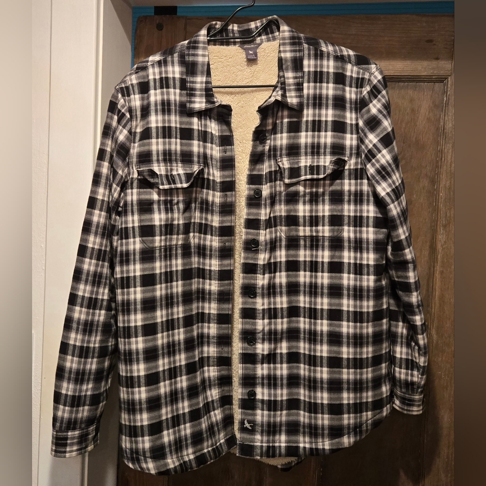 Sherpa Lined Eddie Bauer Flannel Shirt